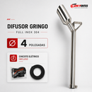 Difusor Gringo S10 2.8 2012 Á 2021 Escapamento Completo Inox