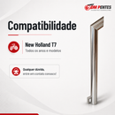 Escapamento 4 Pol New Holland T7 Inox Trator Ronco Bruto
