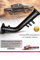 Difusor Gringo + Downpipe Toyota Hilux 2.8 Diesel Todos os anos Aço Inox