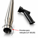 Escapamento Full Inox Com Pente Para Turbina Trator John Deere 5078 / 5080 / 5090