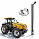 Escapamento Direto Full Inox Trator Valtra Bm100 B115 B125