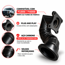 Pente para Turbina Piador Ford F1000 F4000 Motor MWM X10 Turbo de Fábrica Aço Carbono com Pintura Alta Temperatura Plug and Play