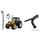 Kit Escapamento Inox + Pente Turbina Eliminador Valtra BM100 / BM110 / BM125