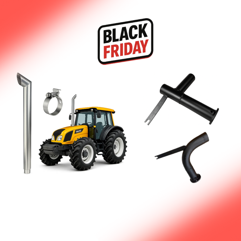 Kit Escapamento Inox + Pente Turbina Eliminador Valtra BM100 / BM110 / BM125