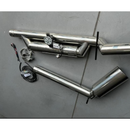 Kit Escapamento Esportivo Ford Ranger 2.2 2013 a 2016 Full Inox 304 com Difusor Americano e Ponteira 5" Plug and Play
