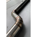 Escapamento Lateral Full Inox 304 Ford F1000 MWM X10 1996 a 1998 3" com Ponteira 5" Plug and Play