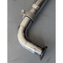 Escapamento Full Inox Trator YTO ME504 3" 1,20m com Redução 2,5", Curva, Flange e Abraçadeira Plug and Play