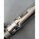 Escapamento Full Inox Trator YTO ME504 3" 1,20m com Redução 2,5", Curva, Flange e Abraçadeira Plug and Play