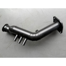 Pente Turbina em T + Downpipe Toyota Hilux 2.8 2022 a 2025 Aço Carbono com Pintura de Alta Temperatura e Plug and Play