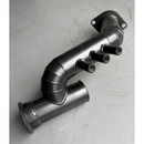 Pente Turbina em T + Downpipe Toyota Hilux 2.8 2022 a 2025 Aço Carbono com Pintura de Alta Temperatura e Plug and Play