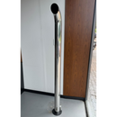 Escapamento Full Inox 304 Massey Ferguson 4” com Puxa-Pó 1,70m – MF 7140 7150 7170 7180 7370 7415