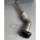Downpipe Full Inox L200 Triton 2.4 2017 a 2022 com Flexível Integrado Plug and Play