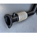 Kit Escapamento Completo S10 2.8 2012 a 2016 com Difusor Gringo Aço Carbono e Ponteira Inox 5"