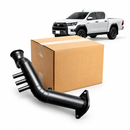 Pente Turbina em T + Downpipe Toyota Hilux 2.8 2022 a 2025 Aço Carbono com Pintura de Alta Temperatura e Plug and Play