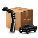 Pente para Turbina + Downpipe Toyota Hilux 2.8 2022 a 2025 Aço Carbono com Pintura de Alta Temperatura, Plug and Play e Entrada para Todas as Sondas