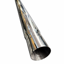 Escapamento Full Inox 304 Case Farmall 110A 120A 130A 4cc 4" 1,60m com Redução 3,5" Plug and Play