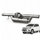 Difusor Gringo Abafador Hilux 2.7 Flex Inox Ronco Forte