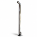 Escapamento Full Inox 304 Massey Ferguson 4” com Puxa-Pó 1,70m – MF 7140 7150 7170 7180 7370 7415