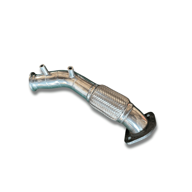 Downpipe aço inox 304 com flexível para Toyota Hilux e SW4 motor 2.8 de 2016 até 2021 - DM Pentes