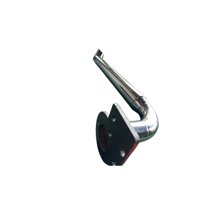 Escapamento Inox 304 Case Farmall 80 – 1,20 m com Flange 4" – Ronco Forte e Instalação Direta - DM Pentes