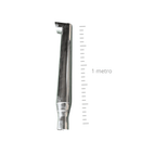 Escapamento Inox 4 1m C/ Braçadeira P/ Massey 4299 - DM Pentes