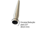 Escapamento Inox 4 1m C/ Braçadeira P/ Massey 4299 - DM Pentes