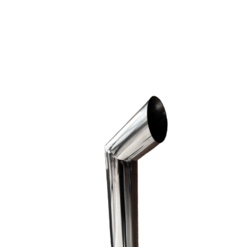 Escapamento Inox 4'' Massey Ferguson 275 / 283 / 290 / 292 / 299 – Motor Perkins - DM Pentes