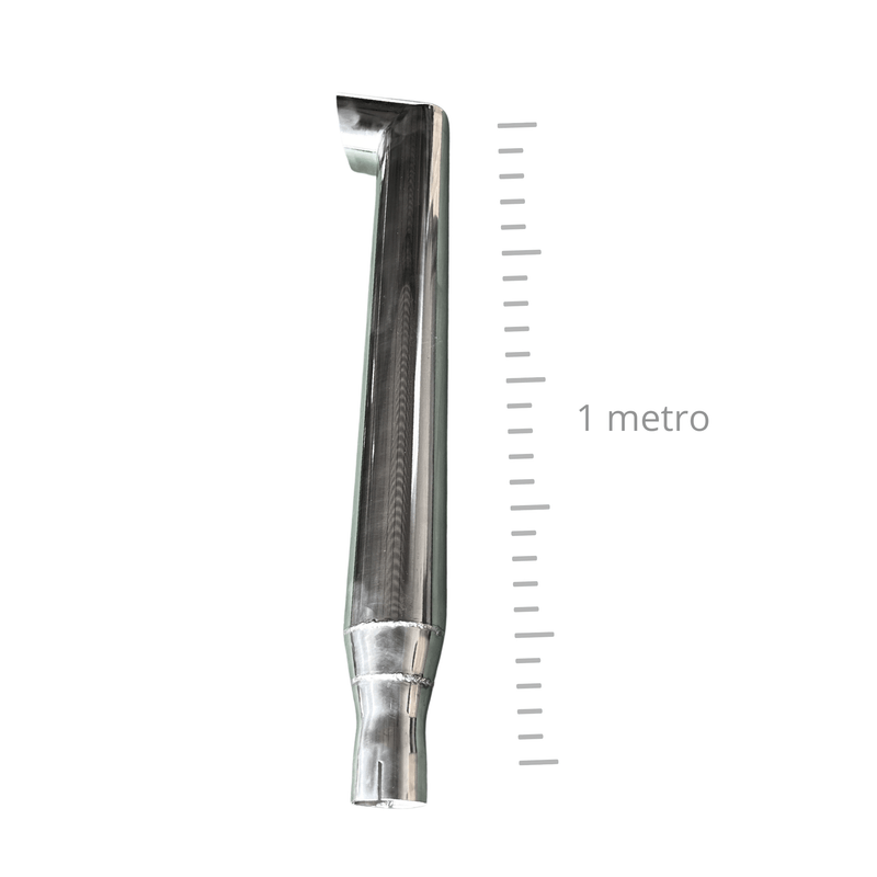 Escapamento Inox 4'' para Massey Ferguson 4295 / 4275 / 4283 / 4290 – 4 Cilindros - DM Pentes