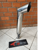 ESCAPAMENTO INOX 4” RED 2.5” 80CM massey 4707 - DM Pentes