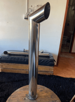 ESCAPAMENTO INOX VALTRA BM 135 Hi tech - DM Pentes