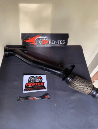 PENTE TURBINA E DOWNPIPE AMAROK BI TURBO - DM Pentes