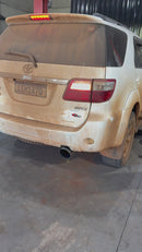 Kit Escape Completo Toyota SW4 3.0 2006 a 2015 Full Inox com Difusor Gringo, Controle e Ponteira 5"