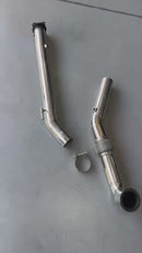 Downpipe 3 Pol Full Inox Amarok V6 Todos Anos Ronco Alto
